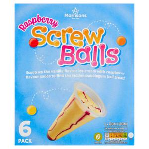 Morrisons Raspberry Screwballs