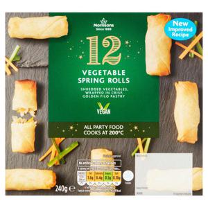 Morrisons Vegetable Spring Rolls