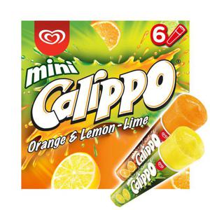 Calippo Mini Orange & Lime Ice Lollies