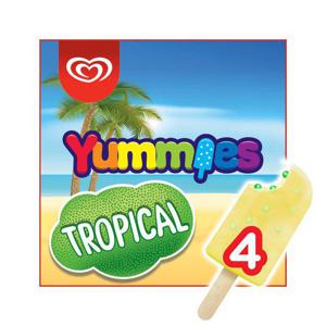 Yummies Tropical Lolly With Lime Gummies