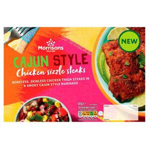 Morrisons Cajun Style Chicken Sizzle Steaks