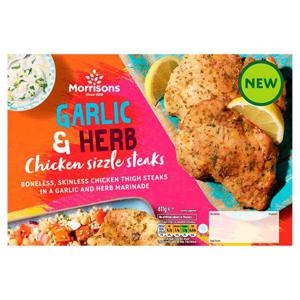 Morrisons Garlic& Herb Chicken Thighs