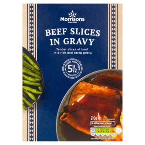 Morrisons Beef Slices In Gravy