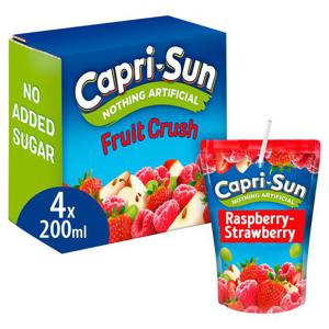 Capri-Sun Fruit Crush Raspberry- Strawberry 4X200Ml