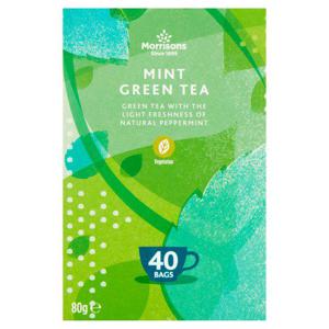 Morrisons Hint of Mint Green Tea