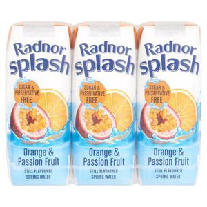 Radnor Splash Orange & Passion Fruit Flavoured Water