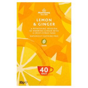 Morrisons Lemon & Ginger Zinger 40's