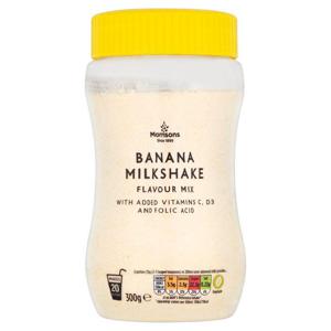 Morrisons Banana Flavour Milkshake Mix