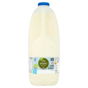 M Organic British Whole Milk 4 Pints