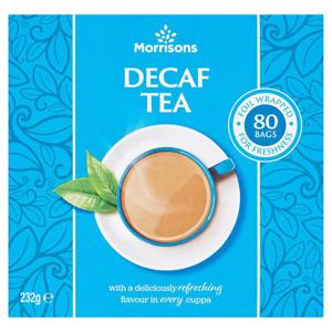 Morrisons Decaff Tea Bags 80 Pack