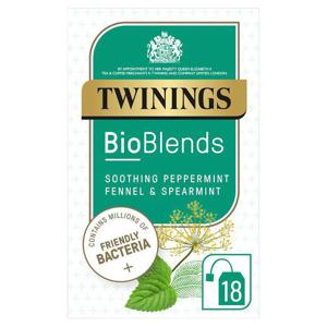 Twinings Bioblends Peppermint,Fennel & Spearmint 18 Tea Bags