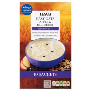 Tesco Easy Oats Apple & Blueberry 360G