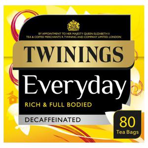 Twinings Everyday Decaffeinated 80 Tea Bags