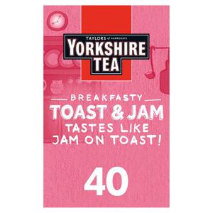 Yorkshire Tea Toast & Jam Brew 40 Tea Bags