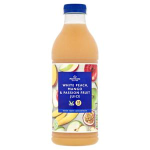 Morrisons 100% Flat Peach, Mango & Passionfruit Juice