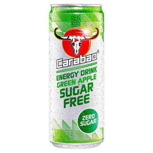 Carabao Energy Drink Sugar Free Green Apple