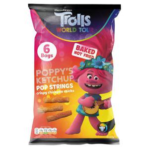 Trolls World Tour Pop Strings Ketchup 6 X 17G