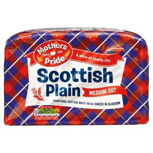 Mothers Pride Scottish Plain Medium Cut Bread