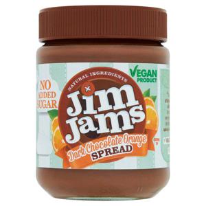 Jimjams Vegan No Added Sugar Dark Chocolate Orange Spread