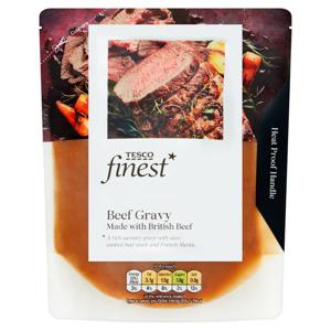 TESCO FINEST BEEF GRAVY 350ML