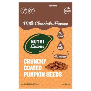 Nutrilicious Milk Chocolate Coated Pumpkin Seeds