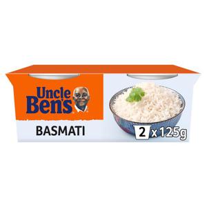 Uncle Bens Rice Cups Basmati 2X125g