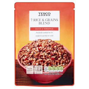 TESCO BLEND OF 7 RICE & GRAINS 250G