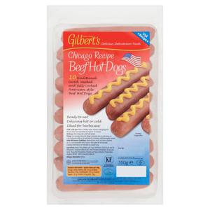 Gilberts American Hot Dogs 350G