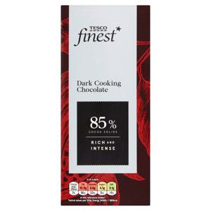 Tesco Finest Dark Cooking Chocolate 100G