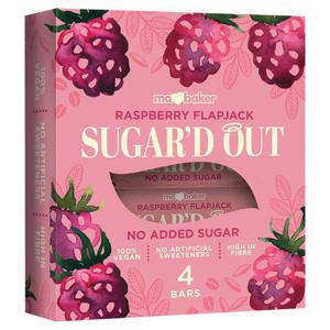 Ma Baker Raspberry Flapjacks Sugar'D Out 4 Pack