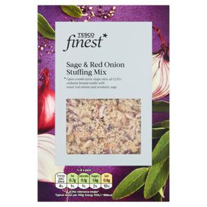 Tesco FIN* SAGE & RED ONION STUFFING 130G