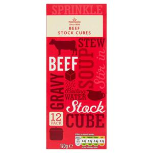 Morrisons Beef Stock Cubes 12's