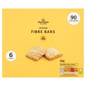 Morrisons Fibre Bar Lemon Drizzle 6PK