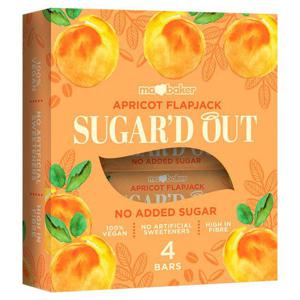 Ma Baker Sugar'D Out Apricot Flapjacks 4 Pack