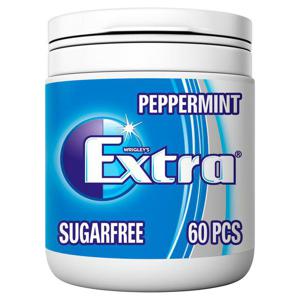 Extra Peppermint Chewing Gum Sugar Free Bottle 60 Pieces