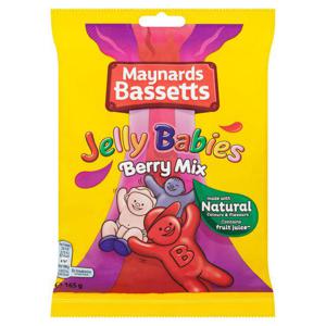 Maynards Bassetts Jelly Babies Berry Mix