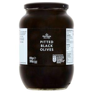 Morrisons Pitted Black Olives In Brine