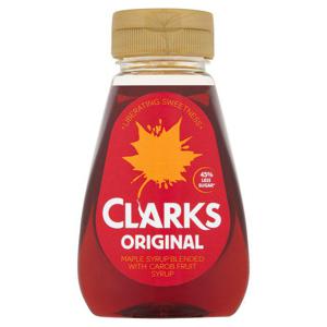 Clarks Original Maple Syrup blended with Carob Fruit Syrup