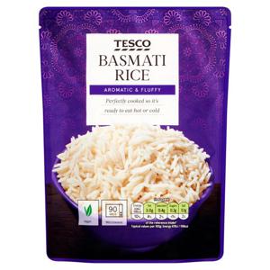 TESCO M/WAVE BASMATI RICE 250G