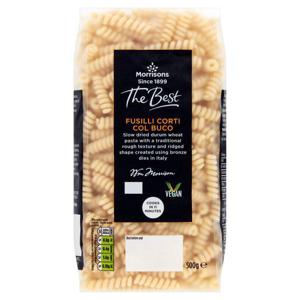 Morrisons The Best Fusilli Corti Col Buco Pasta