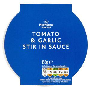 Morrisons Tomato & Garlic Stir In Sauce