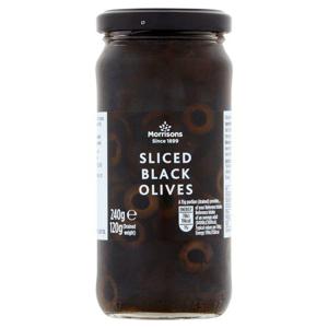 Morrisons Sliced Black Olives (240g)