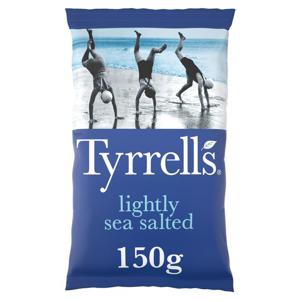 Tyrrells Lightly Sea Salted  Sharing Crisps 150g