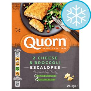 QUORN 2 CHEESE & BROCCOLI ESCALOPES 240G