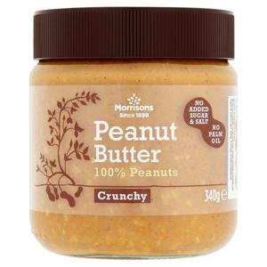 Morrisons 100% Crunchy Peanut Butter