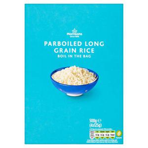 Morrisons Long Grain Boil In The Bag Rice