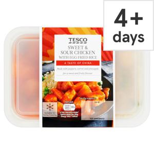 Tesco Sweet & Sour Chicken & Rice 450G