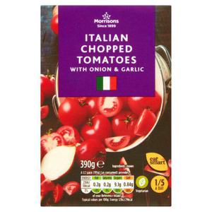 Morrisons Chopped Tomatoes with Garlic & Onion