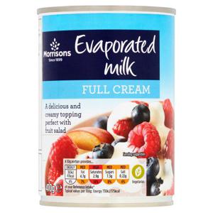 Morrisons Full Cream Evaporated Milk