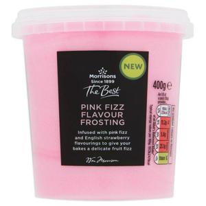 Morrisons The Best Pink Fizz Frosting